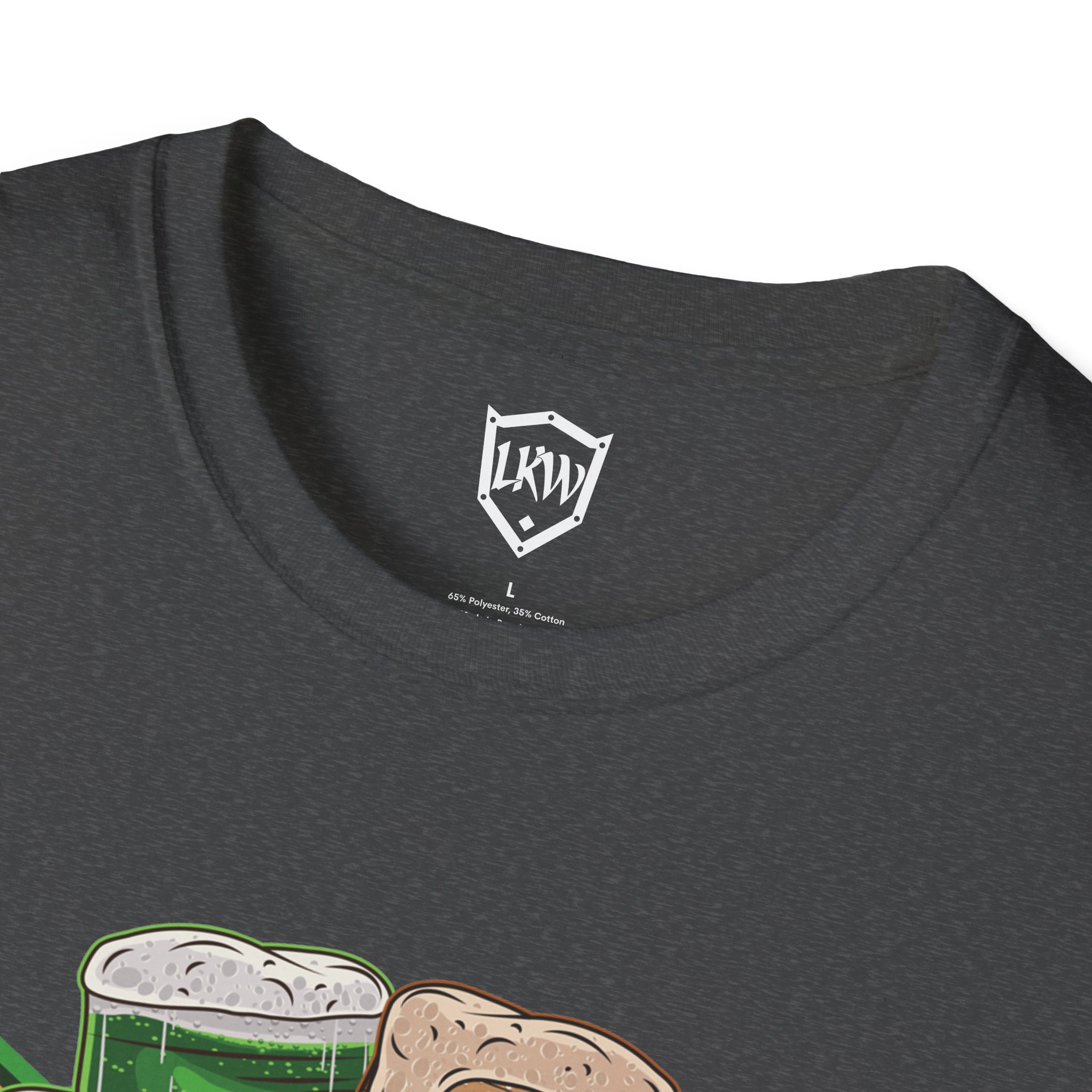 LKW St Patrick's Day: Unisex Softstyle T-Shirt - Image 3