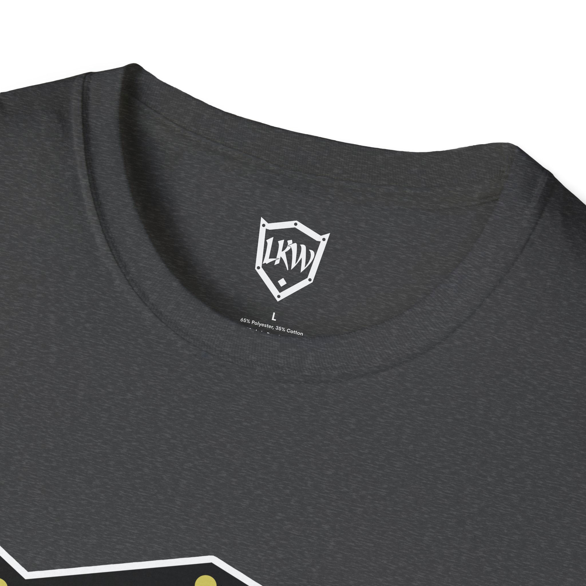 Late Knight Warrior OG Crest: Unisex Softstyle T-Shirt - Image 2