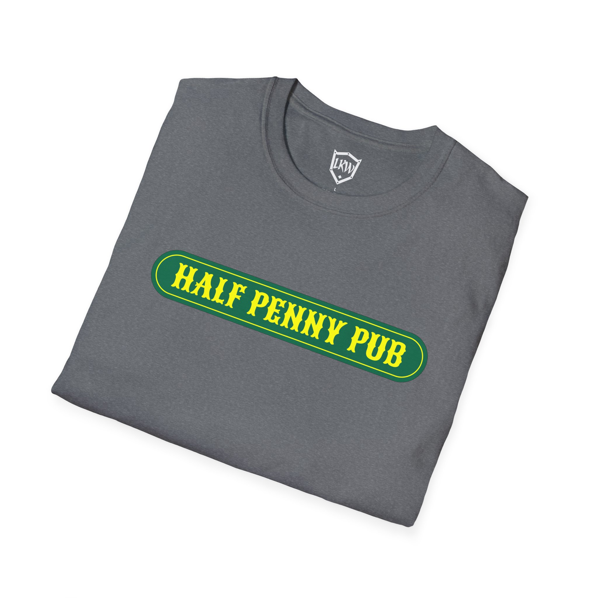 Half Penny Pub - Unisex Softstyle T-Shirt - Image 6