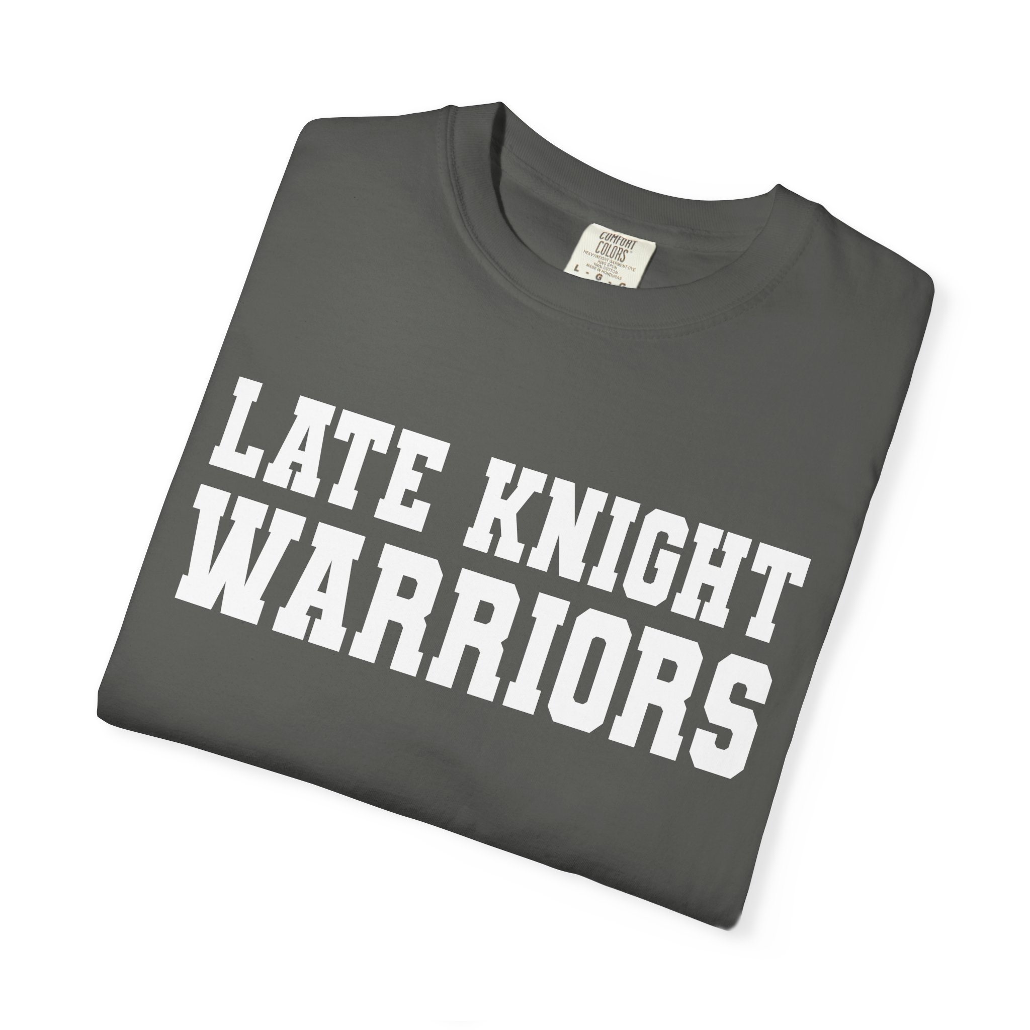 LKW Text Only - Unisex Garment-Dyed T-shirt - Image 5