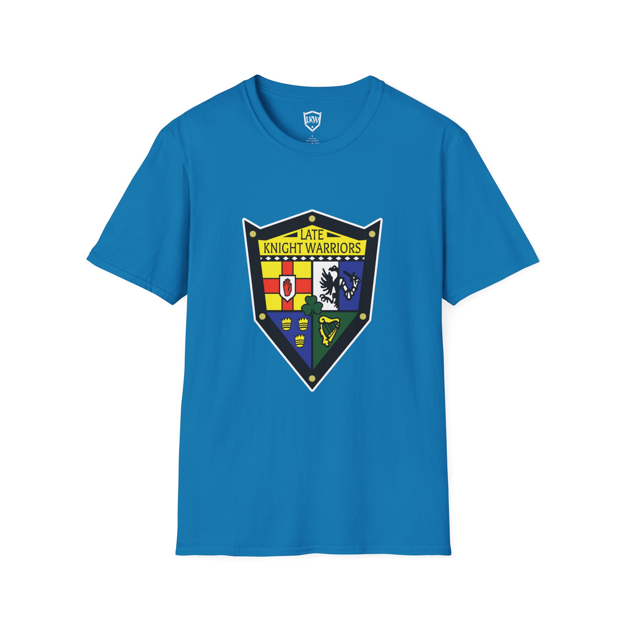Late Knight Warrior OG Crest: Unisex Softstyle T-Shirt - Image 16