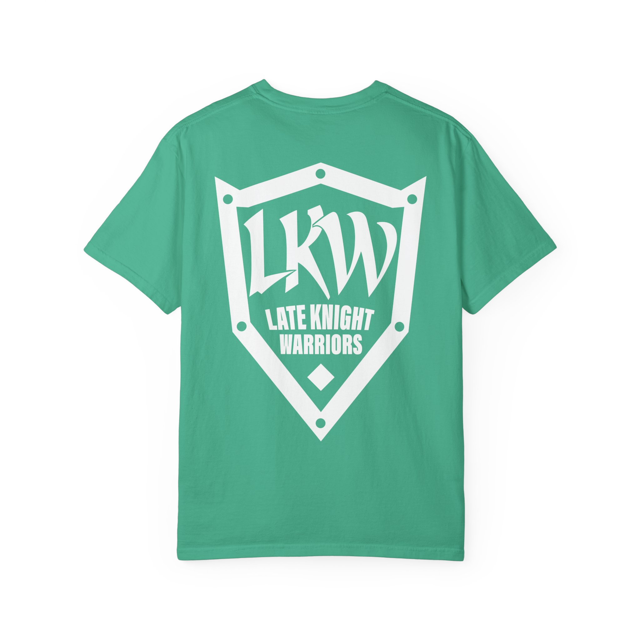 LKW Text Only - Unisex Garment-Dyed T-shirt - Image 8