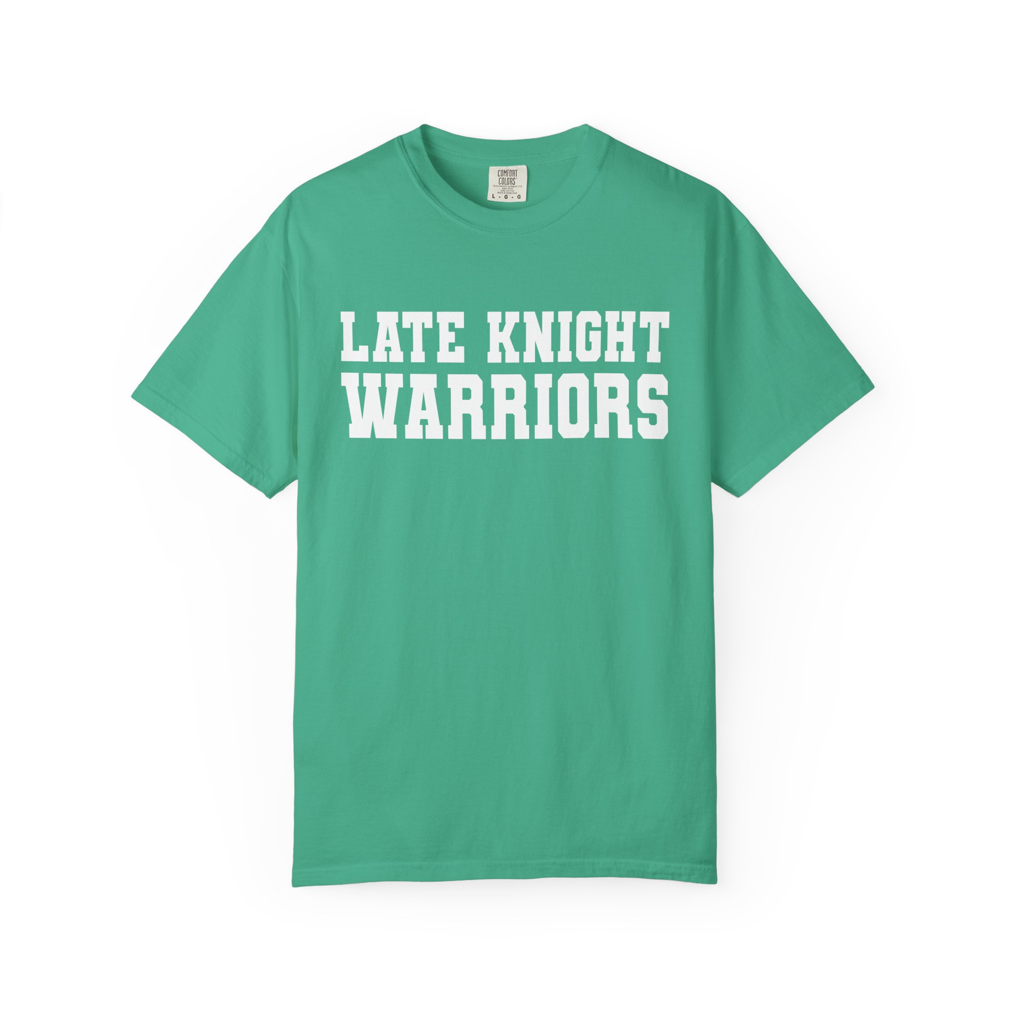 LKW Text Only - Unisex Garment-Dyed T-shirt - Image 7