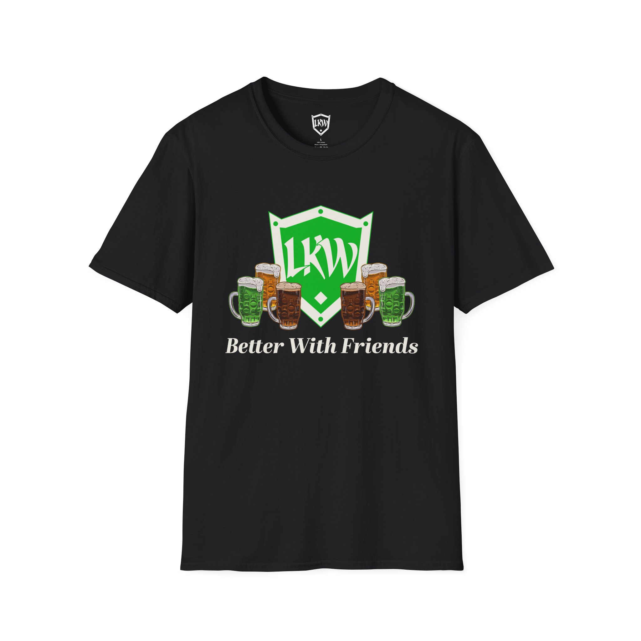 Better With Friends - Unisex Softstyle T-Shirt - Image 7