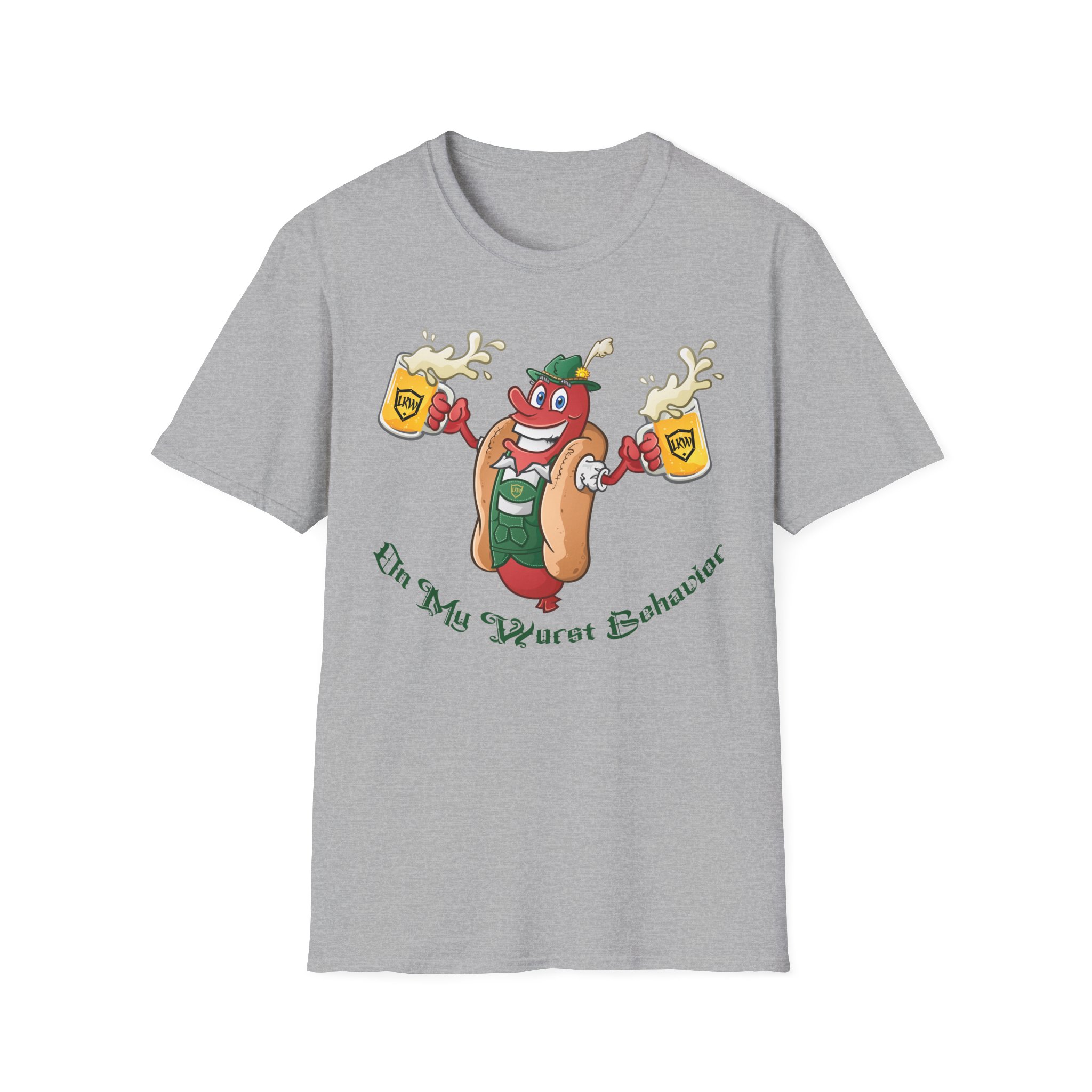 LKW On My Wurst Behavior - Unisex Softstyle T-Shirt - Image 8