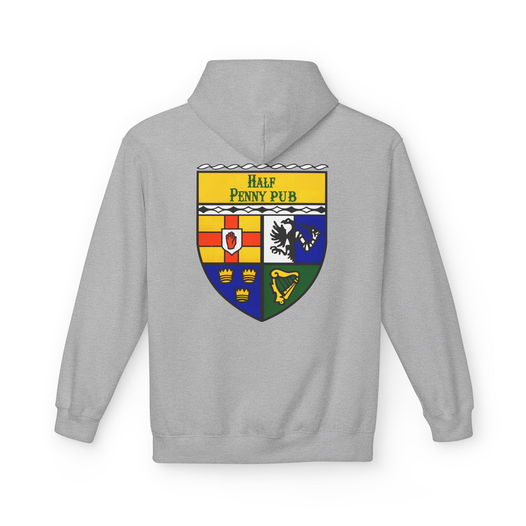 Half Penny - Unisex Midweight Softstyle Fleece Hoodie - Image 4