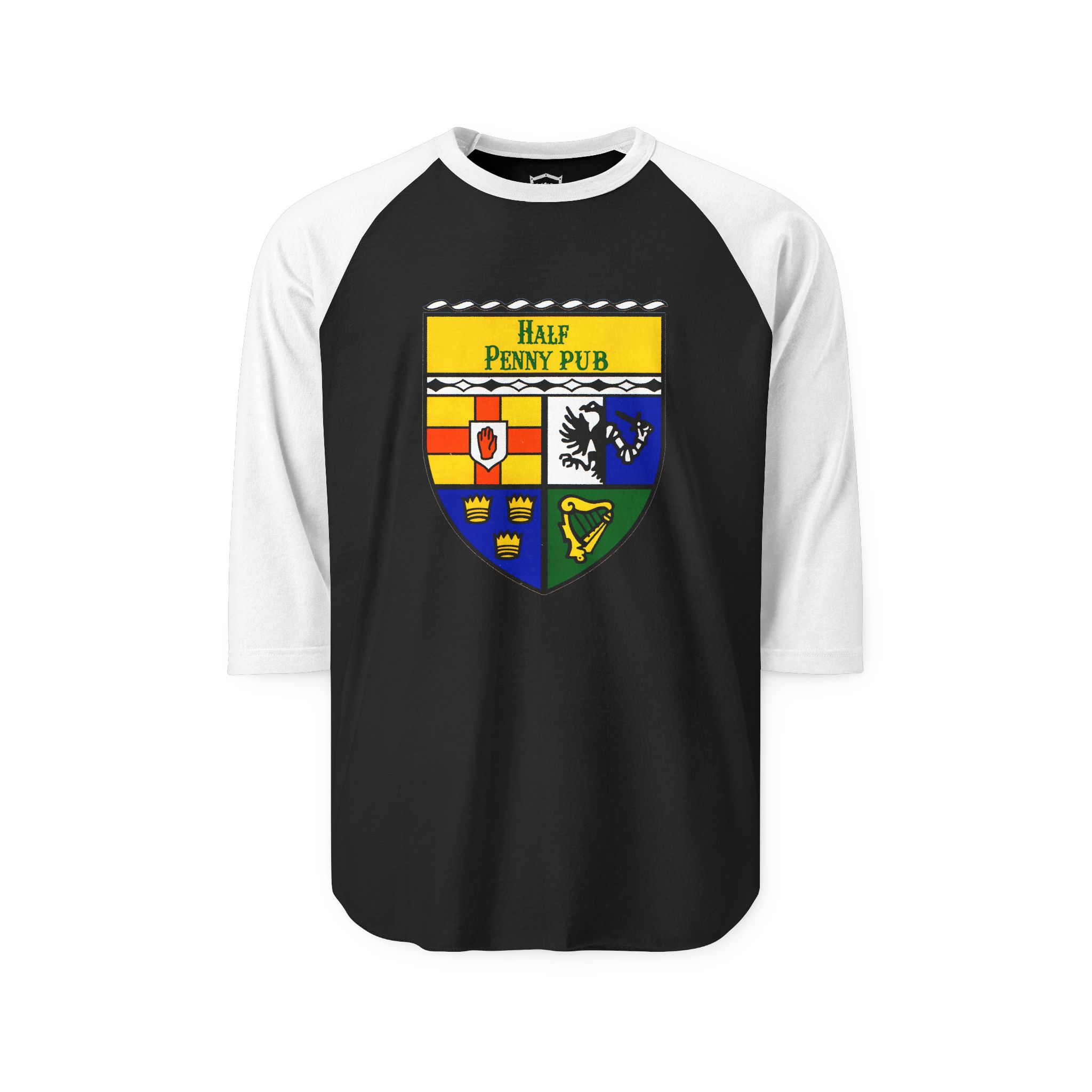Unisex Three-Quarter Sleeve Raglan Shirt - Image 3