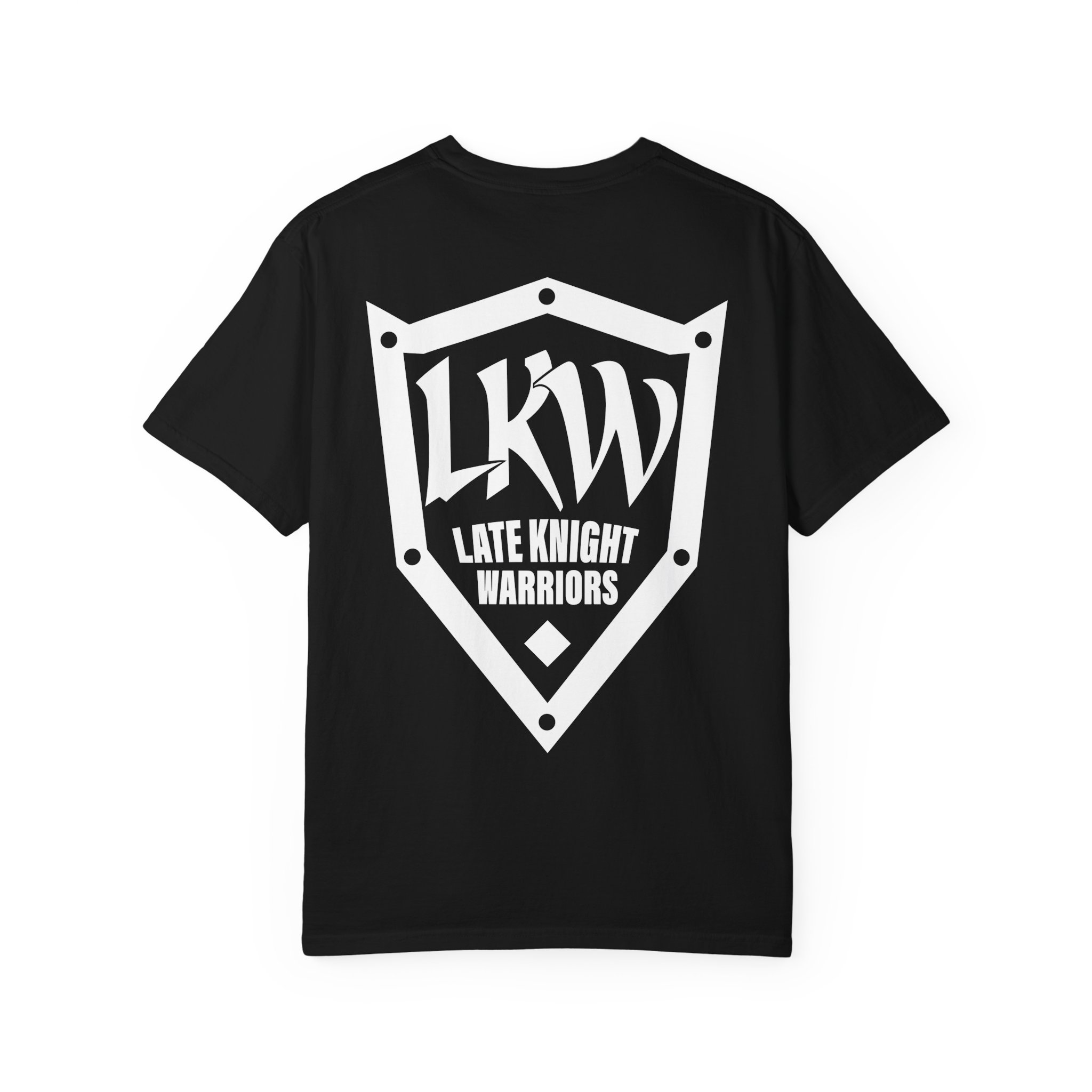 LKW Text Only - Unisex Garment-Dyed T-shirt - Image 2
