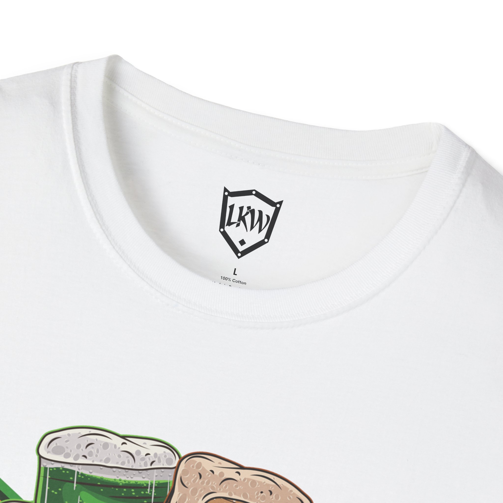 LKW St Patrick's Day: Unisex Softstyle T-Shirt - Image 7
