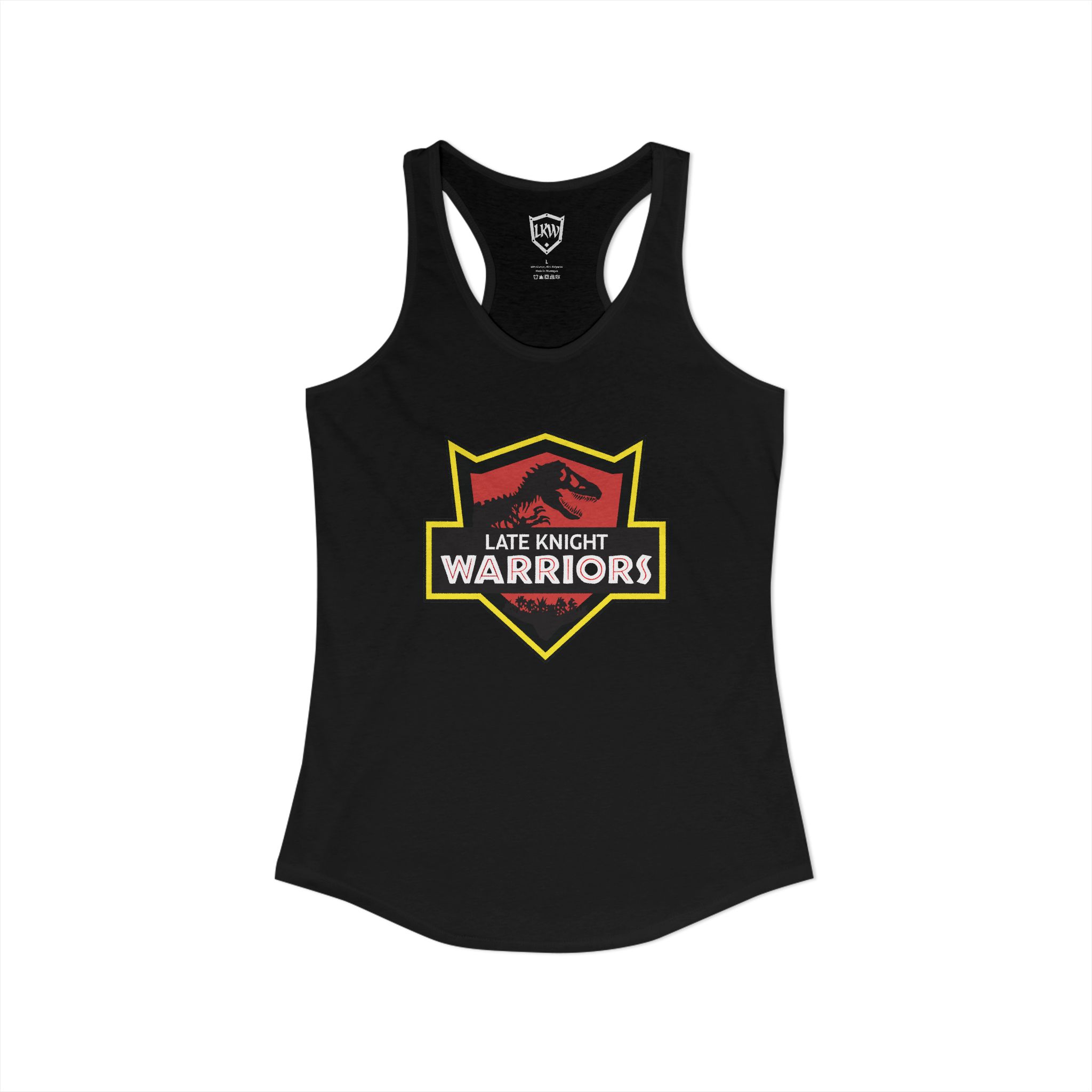 LKW Jurassic Park Inspired - Women's Ideal Racerback Tank - Image 6
