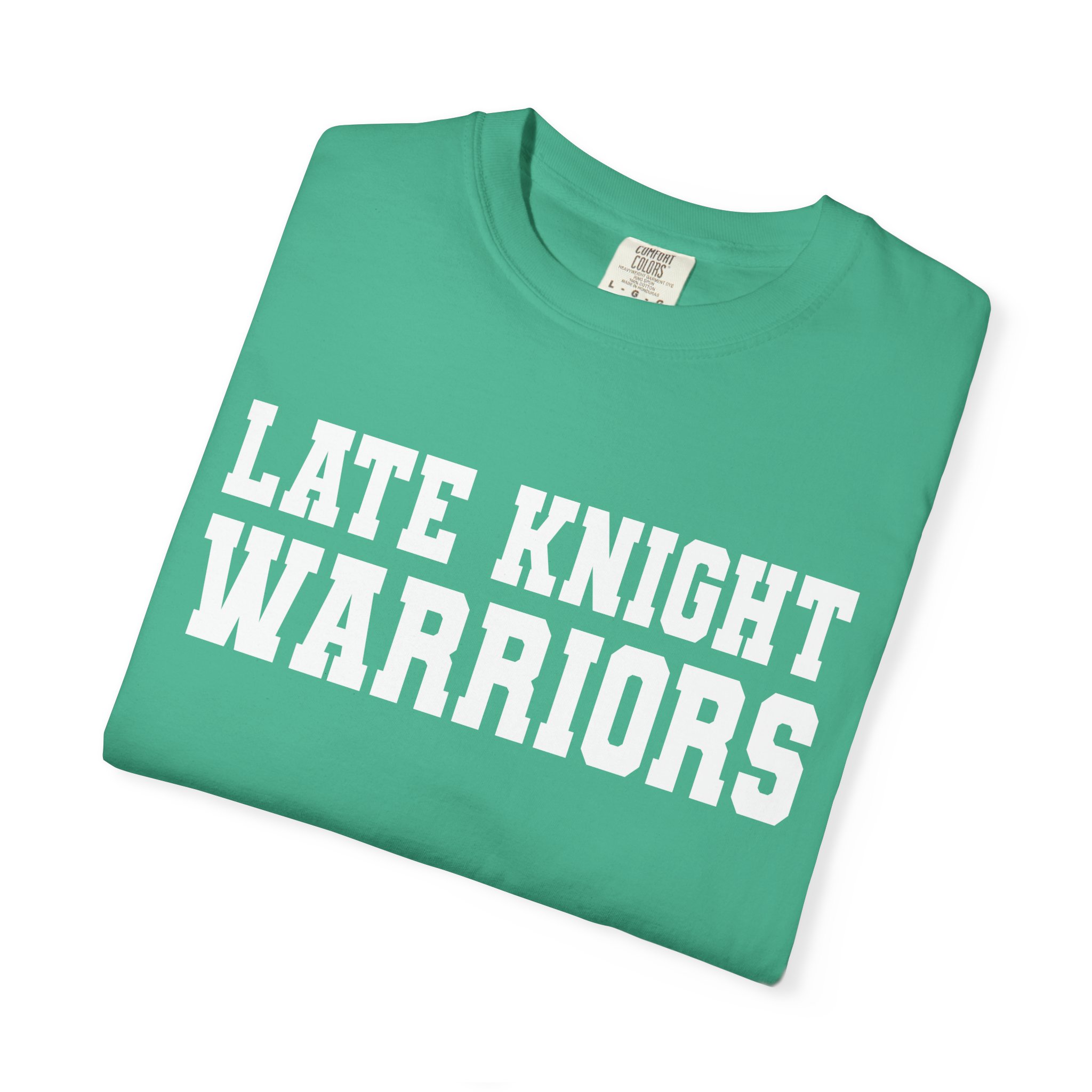 LKW Text Only - Unisex Garment-Dyed T-shirt - Image 9