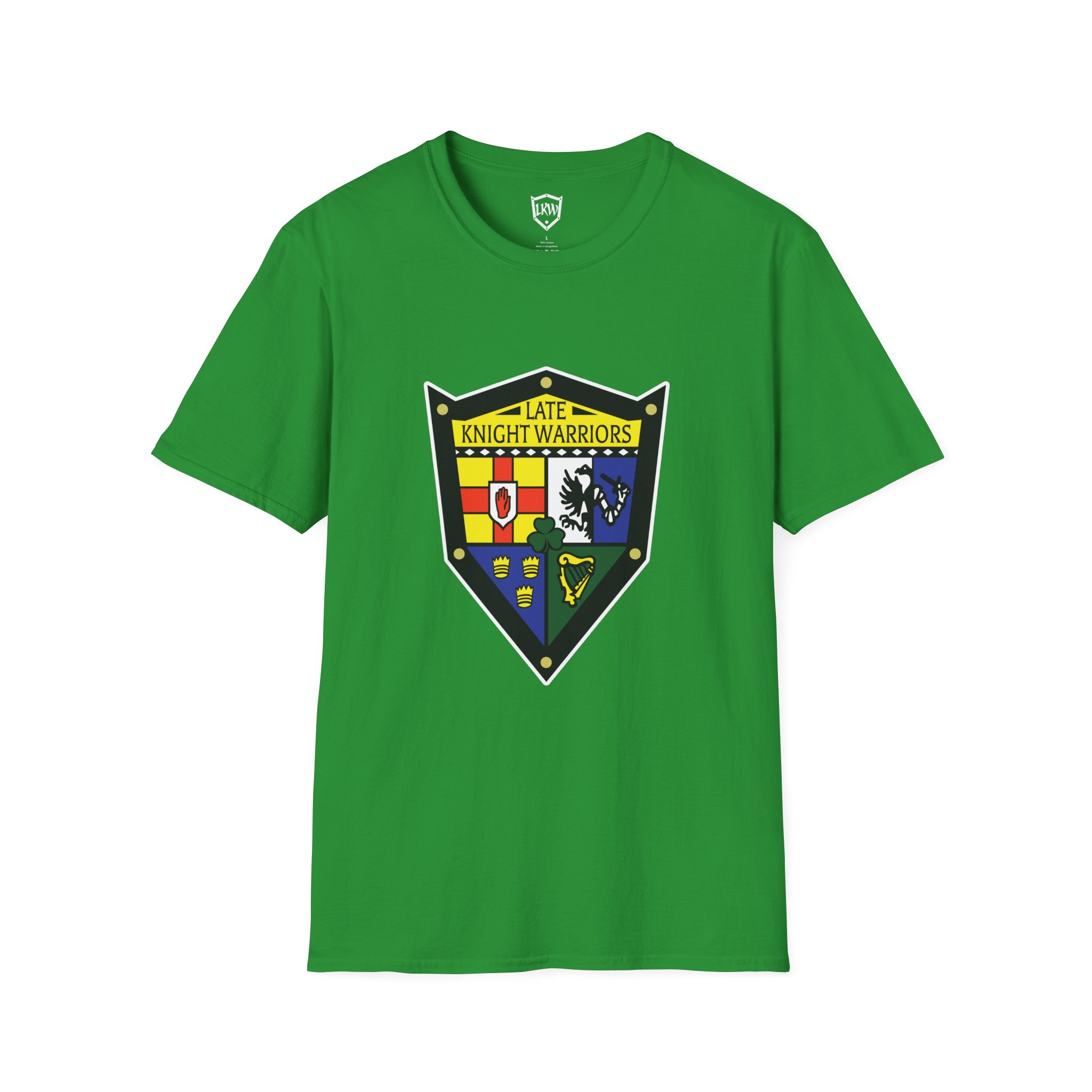 Late Knight Warrior OG Crest: Unisex Softstyle T-Shirt - Image 13