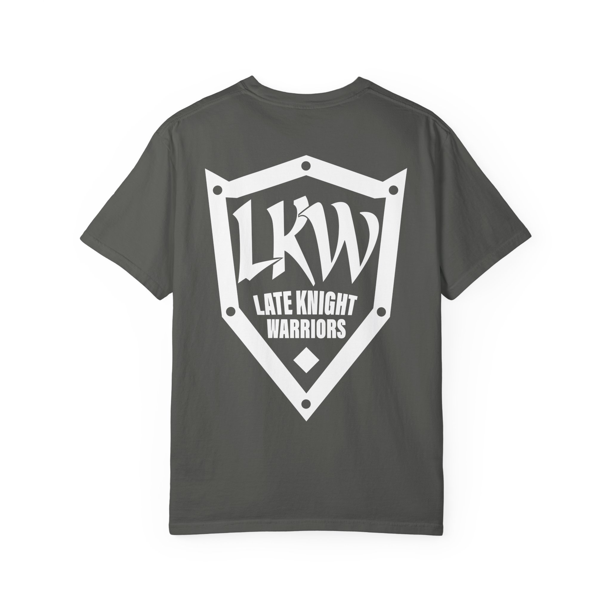 LKW Text Only - Unisex Garment-Dyed T-shirt - Image 4