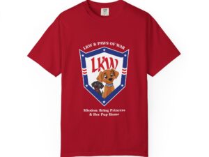 Mission Bring Princess and Her Pup Home Unisex Garment-Dyed T-shirt