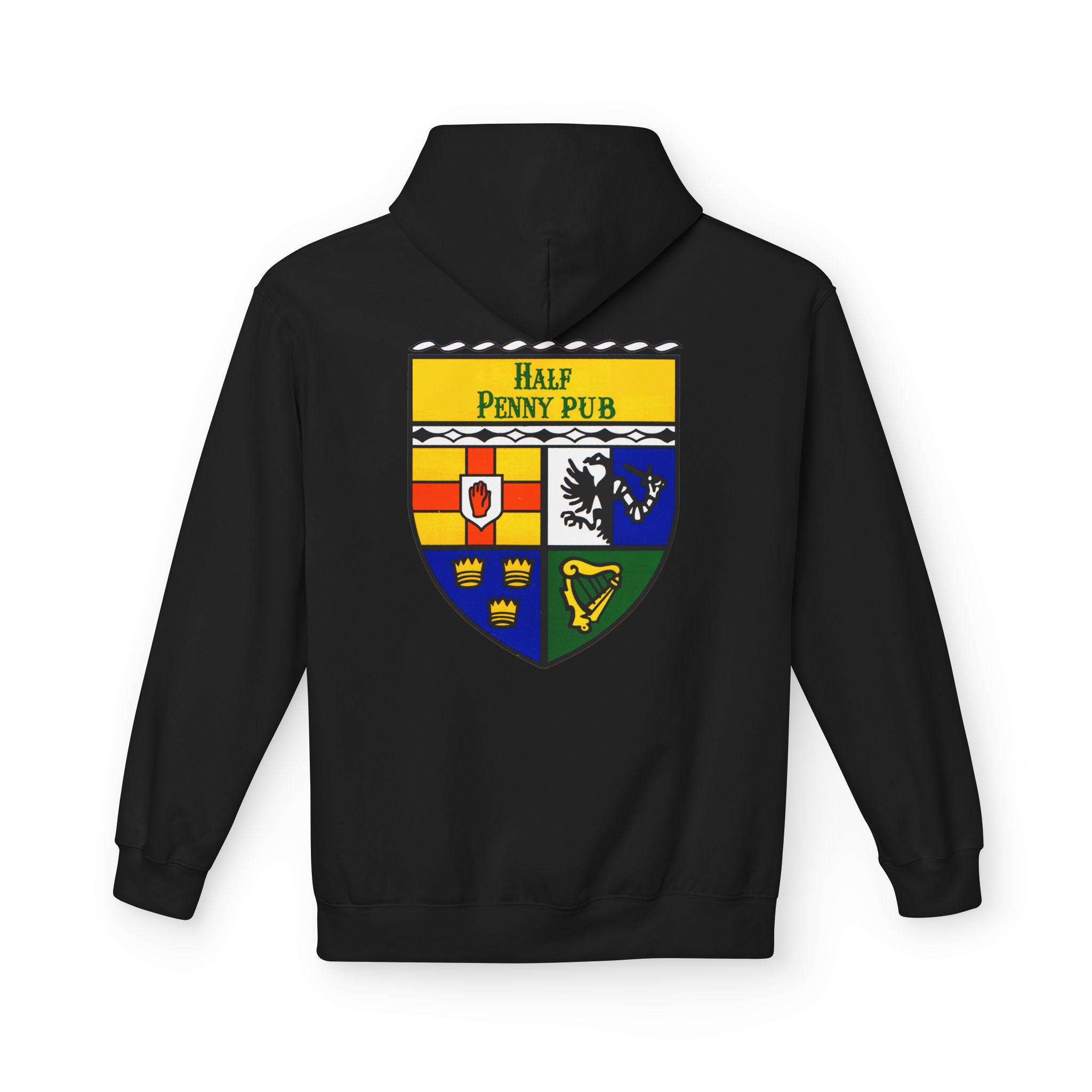 Half Penny - Unisex Midweight Softstyle Fleece Hoodie - Image 2