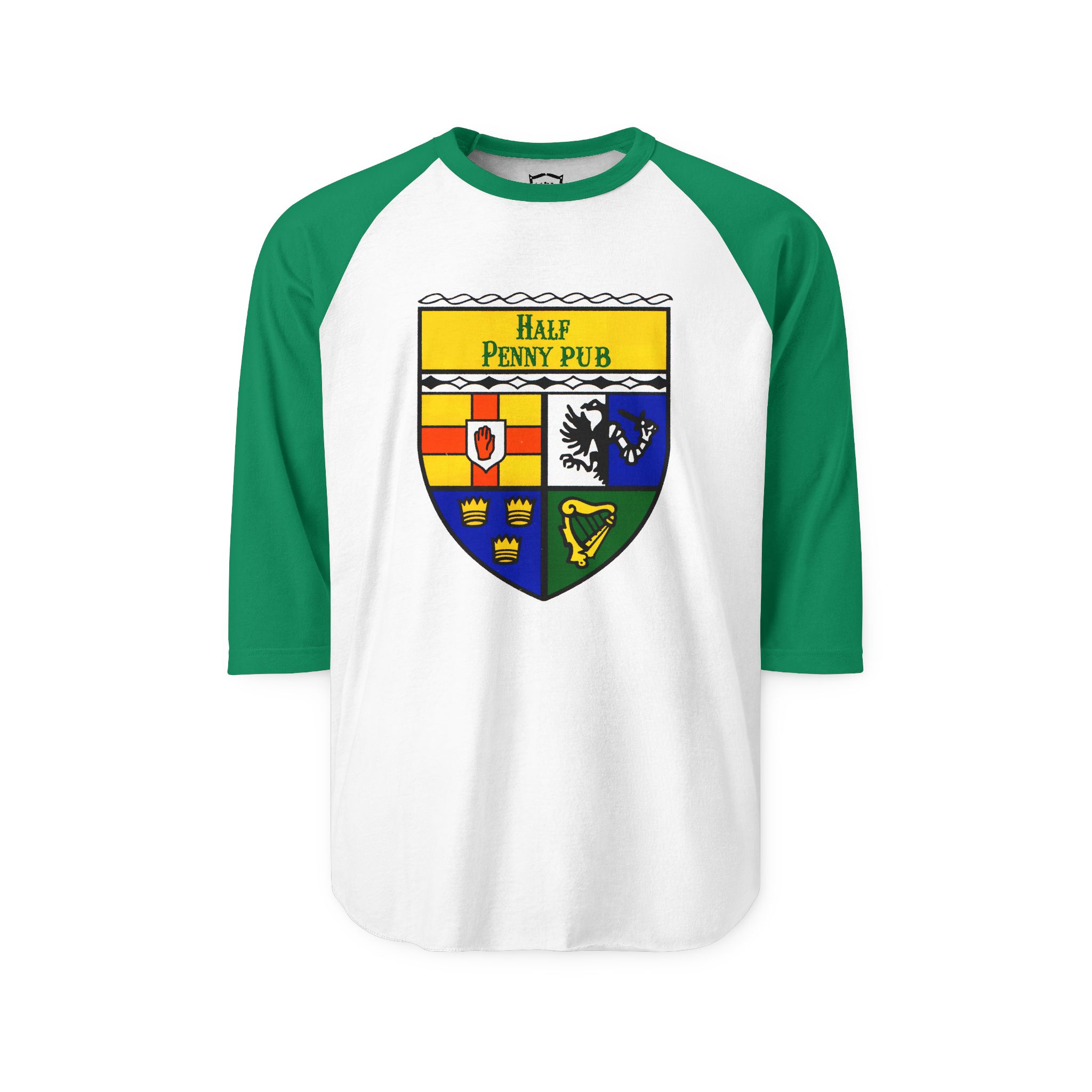 Unisex Three-Quarter Sleeve Raglan Shirt