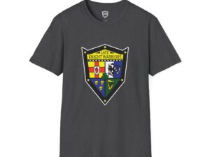 Late Knight Warrior OG Crest: Unisex Softstyle T-Shirt