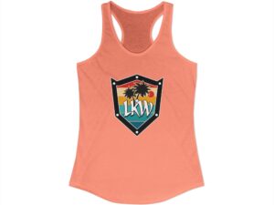 Just Beachy LKW: Women's Ideal Racerback Tank