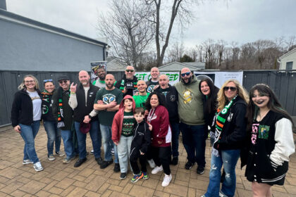 Momos St Baldrick Event Late Knight Hooligans Group Photo